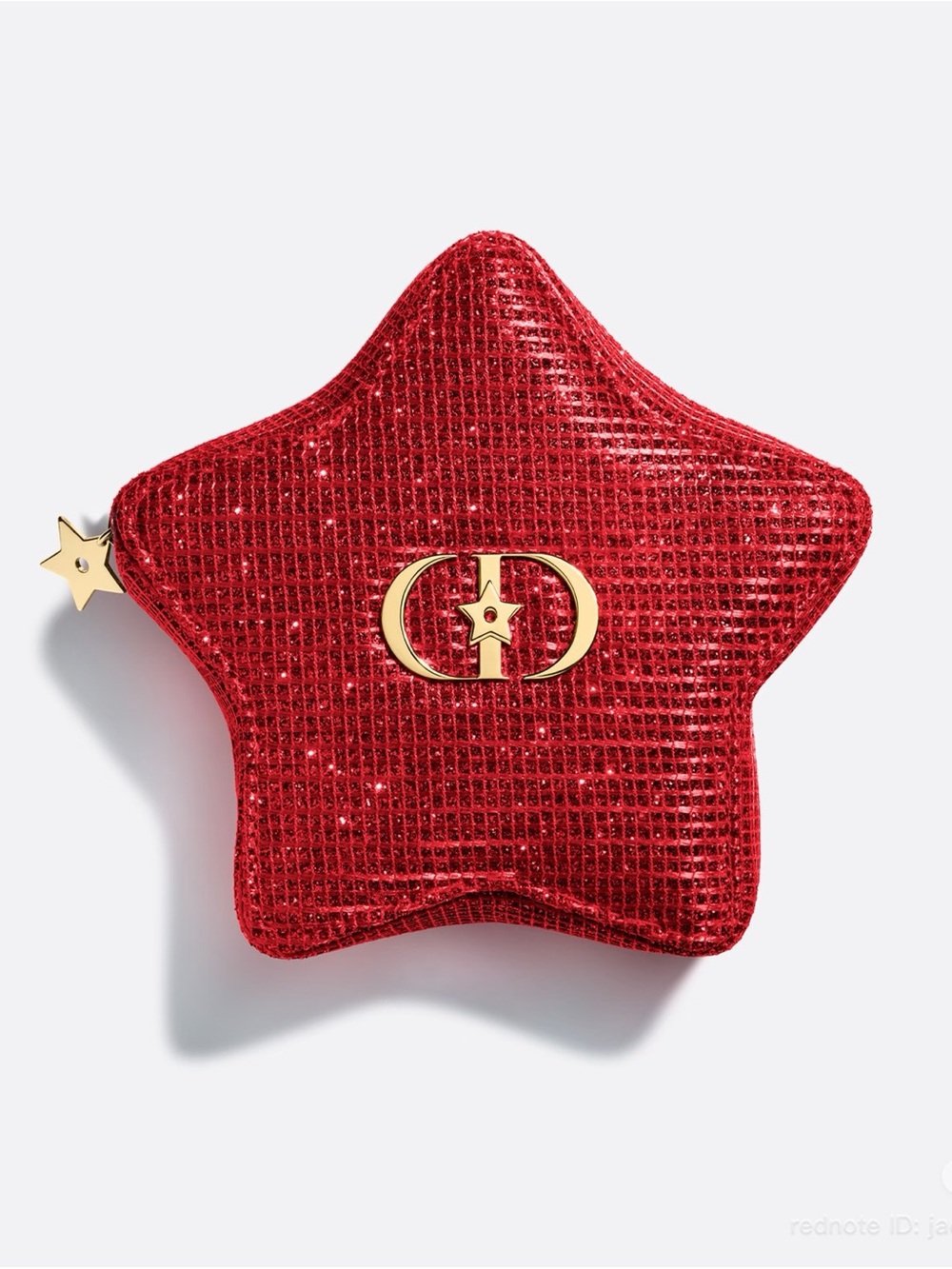 Dior Beauty Star-Shaped Glitter Pouch
